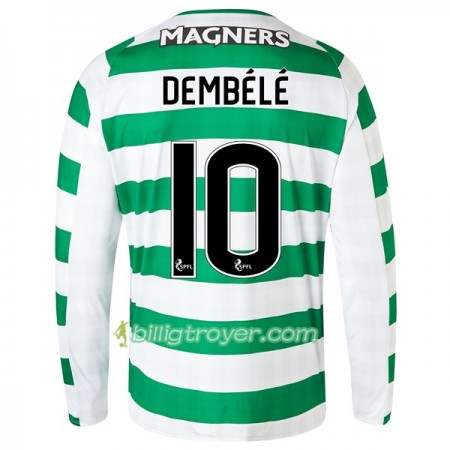 Billige Fotballdrakter Celtic FC Dembele 10 Hjemmedraktsett 2018/19 Langermet